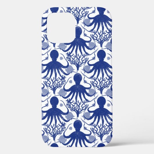 Oktopus (heller Hintergrund) Case-Mate iPhone Hülle (Rückseite)