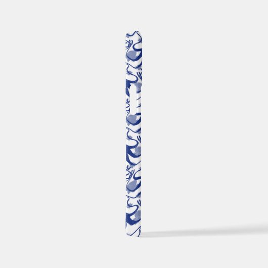 Oktopus (heller Hintergrund) iPhone Hülle (Rechte Seite)