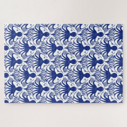 Oktopus (heller Hintergrund) schwierig Puzzle (Horizontal)