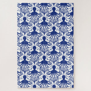 Oktopus (heller Hintergrund) schwierig Puzzle