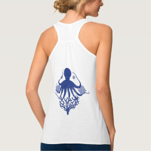 Oktopus (heller Hintergrund) Tank Top