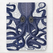 Oktopus hoch Nah Mousepad (Vorne)