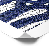 Oktopus hoch Nah Poster (Ecke)