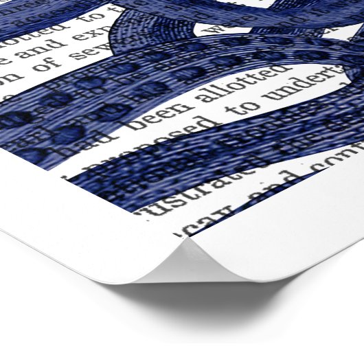 Oktopus hoch Nah Poster (Ecke)