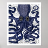 Oktopus hoch Nah Poster (Vorne)