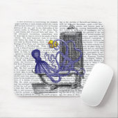 Oktopus im Bad 2 Mousepad (Mit Mouse)