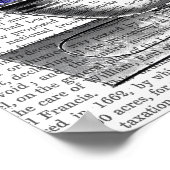 Oktopus im Bad Poster (Ecke)