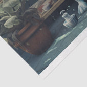 Oktopus in der Badewanne 3 Dekoupage Seidenpapier (Ausschnitt)