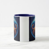 Oktopus in einer Blase Tasse (Zentrum)