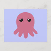 Oktopus in Liebe Postkarte (Vorderseite)