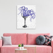 Oktopus in Sink Leinwanddruck (Insitu (Wohnzimmer))