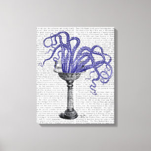 Oktopus in Sink Leinwanddruck