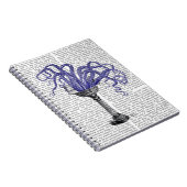 Oktopus in Sink Notizblock (Rechte Seite)