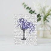 Oktopus in Sink Postkarte (Stehend Vorderseite)