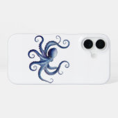 Oktopus iPhone 16 Hülle (Rückseite (Horizontal))