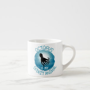 Oktopus ist mein Geistentier Espressotasse