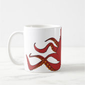 Oktopus Kaffeetasse (Links)