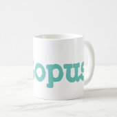 Oktopus Kaffeetasse (VorderseiteRechts)