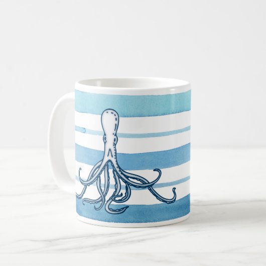 Oktopus Kaffeetasse (Vorderseite Links)