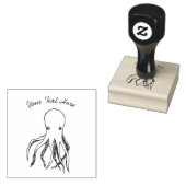 Oktopus-Kautschuk-Briefmarke Gummistempel (Stempel)