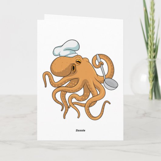 Oktopus Koch Karte (Rückseite)