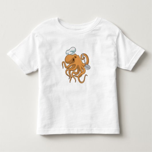 Oktopus Koch Kleinkind T-shirt (Vorderseite)