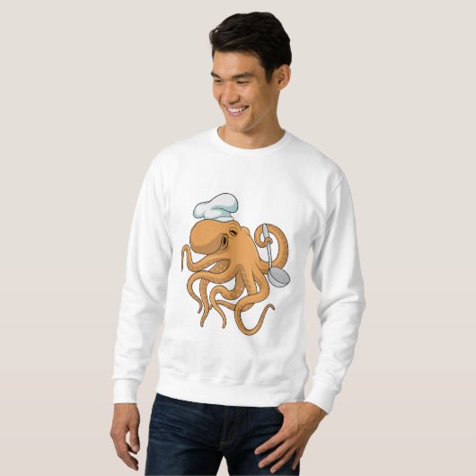 Oktopus Koch Sweatshirt (Vorne ganz)