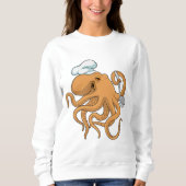 Oktopus Koch Sweatshirt (Vorderseite)