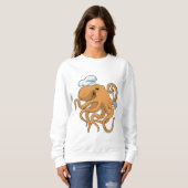 Oktopus Koch Sweatshirt (Vorne ganz)