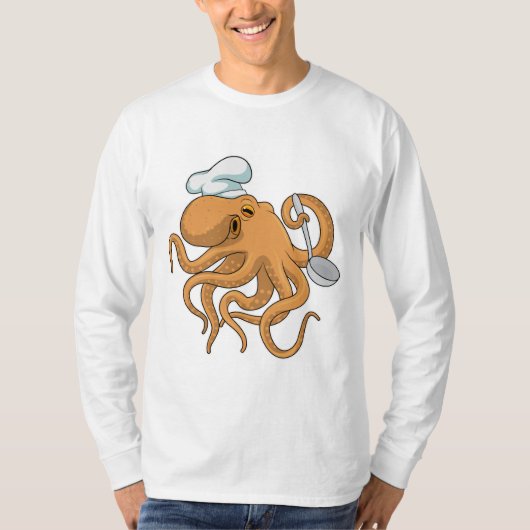 Oktopus Koch T-Shirt (Vorderseite)