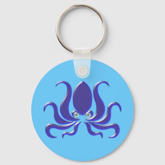 Oktopus Krake octopus kraken Schlüsselanhänger (Vorderseite)