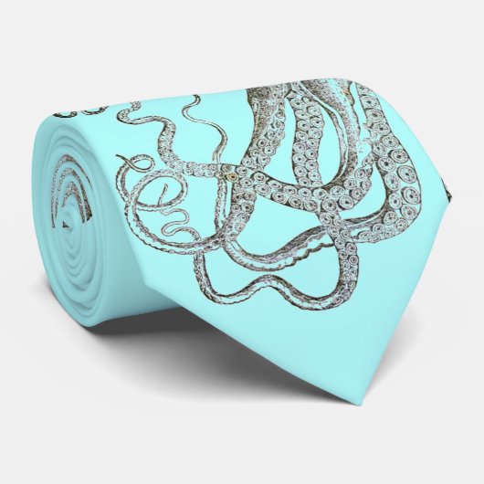 Oktopus Krawatte (Gerollt)