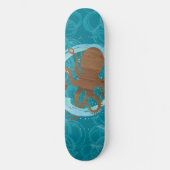 Oktopus Küstenkunst Skateboard (Vorderseite)