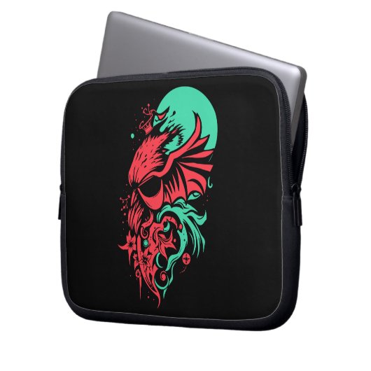 Oktopus Laptopschutzhülle (Vorderseite Links)