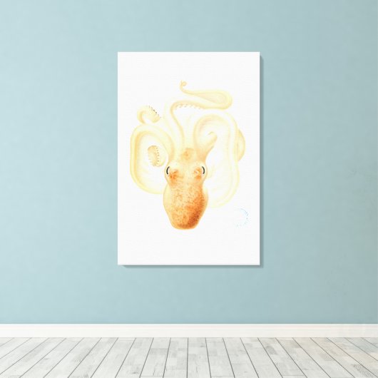 Oktopus Leinwanddruck (Insitu (Holzboden))