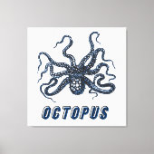 Oktopus Leinwanddruck (Vorderseite)