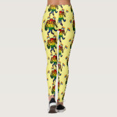 Oktopus lesbischer Gay Pride Leggings (Rückseite)