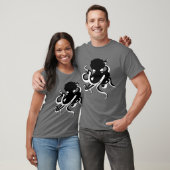 Oktopus minimalistischer nautischer T - Shirt (Unisex)