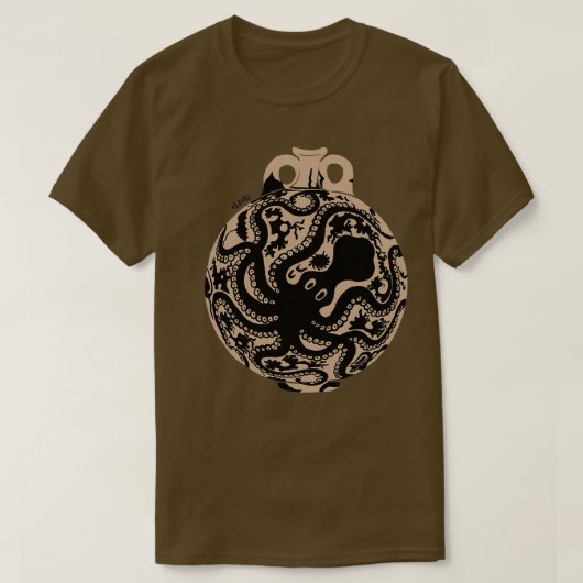 Oktopus minois T-Shirt (Design vorne)