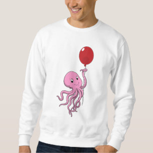 Oktopus mit Ballon Sweatshirt