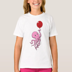 Oktopus mit Ballon T-Shirt