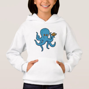 Oktopus mit Buch Hoodie