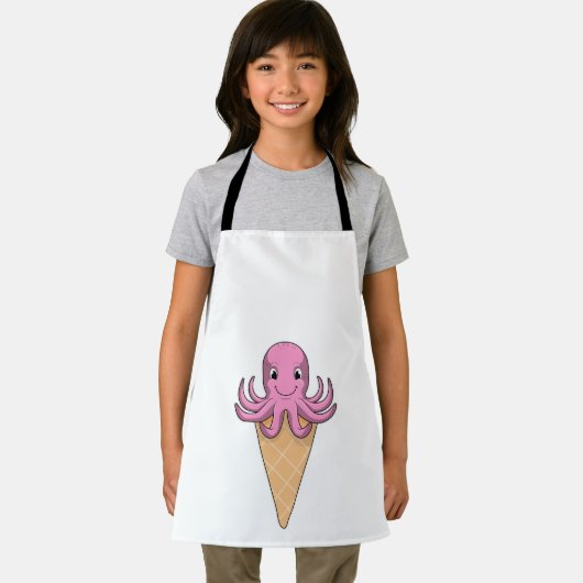 Oktopus mit Eiscreme Schürze (Insitu)