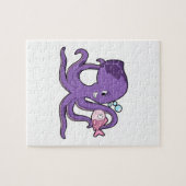 Oktopus mit Fisch.PNG Puzzle (Horizontal)