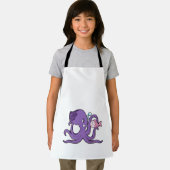 Oktopus mit Fisch.PNG Schürze (Insitu)