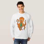 Oktopus mit Flasche.PNG T-Shirt (Vorne ganz)
