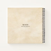 Oktopus mit Flask Steampunk Chemie Notizblock (Rückseite)