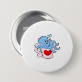 Oktopus mit Herzschlag.PNG Button (Vorne & Hinten)