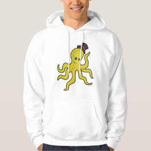 Oktopus mit Hut Hoodie