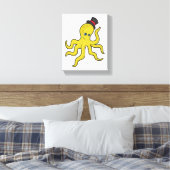 Oktopus mit Hut Leinwanddruck (Insitu (Schlafzimmer))